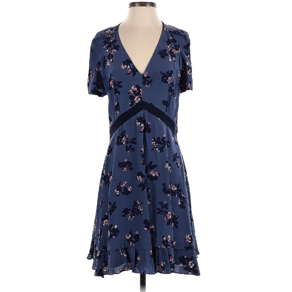 Rebecca Taylor Silk Fit and Flare Knee Lenght Dress Size 0